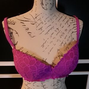 PINK Victoria's Secret Laced Flower Bra